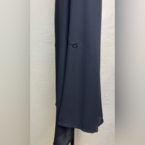 ZANZEA Womens V-Neck Loose Casual Black‎ Blouse - Picture 3 of 6